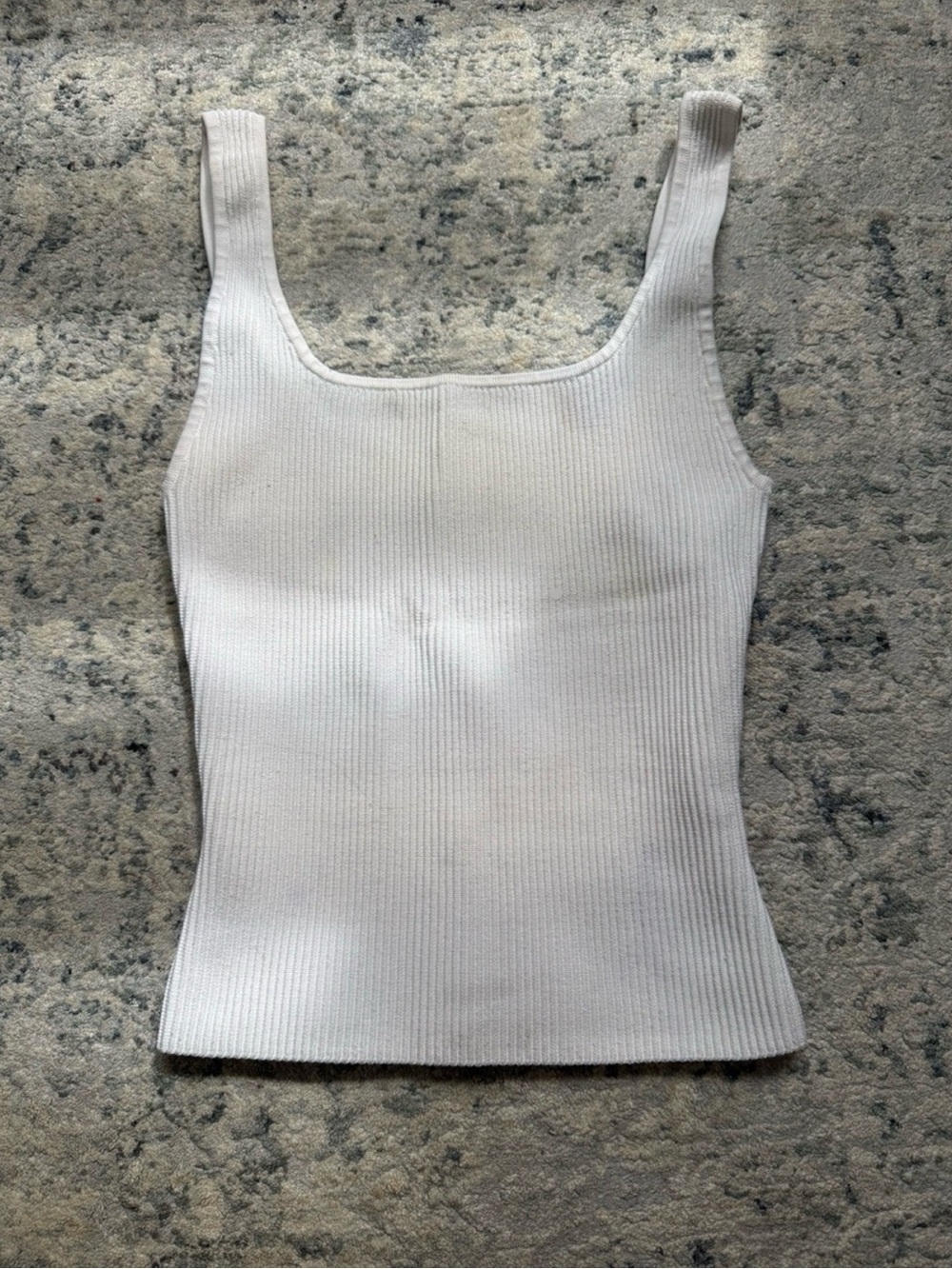ARITZIA | Babaton White Sculpt Knit Tank